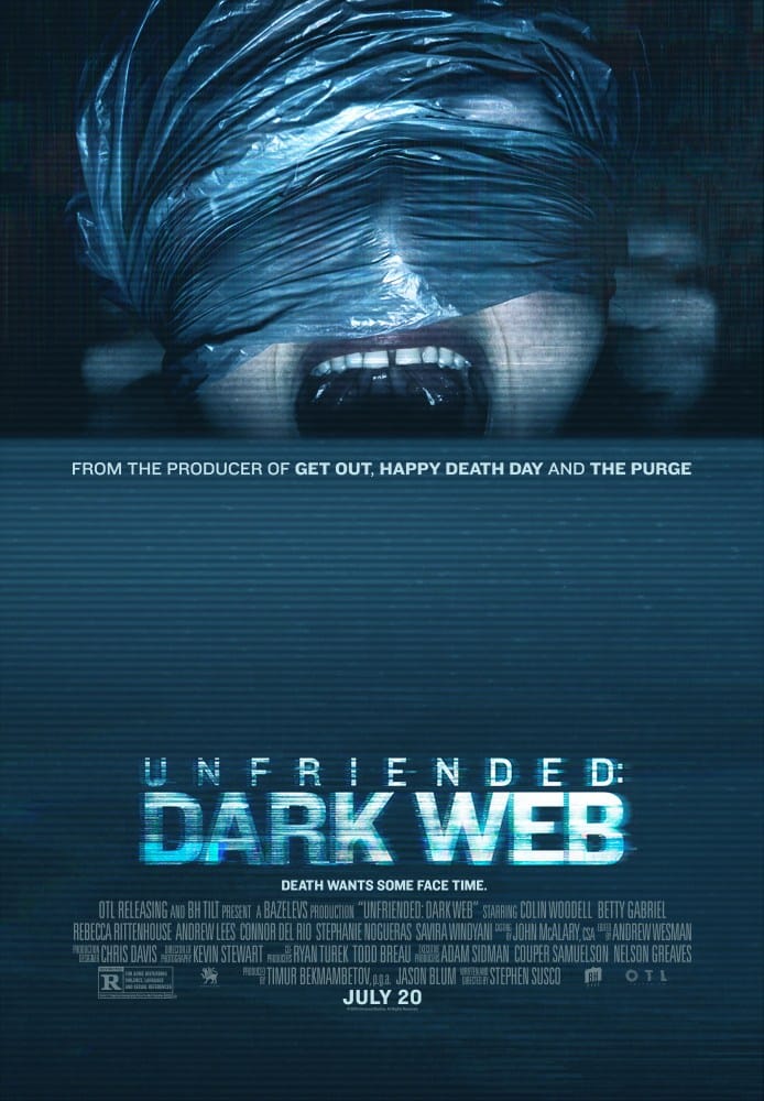 Unfriended Dark Web movie poster