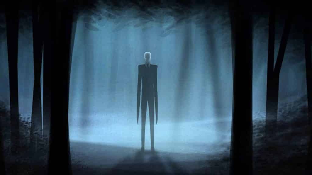 Slender Man Doing his thing, standing.