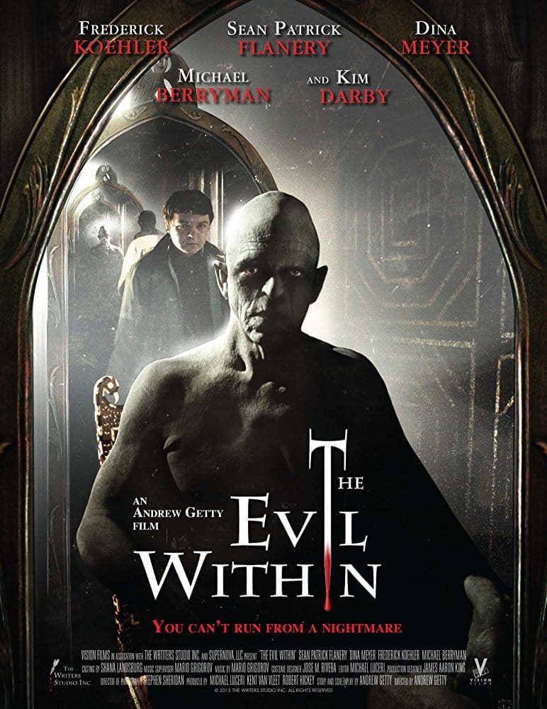 Poster for The Evil Within, the movie reviewed on Horror Movie Talk Episode 8