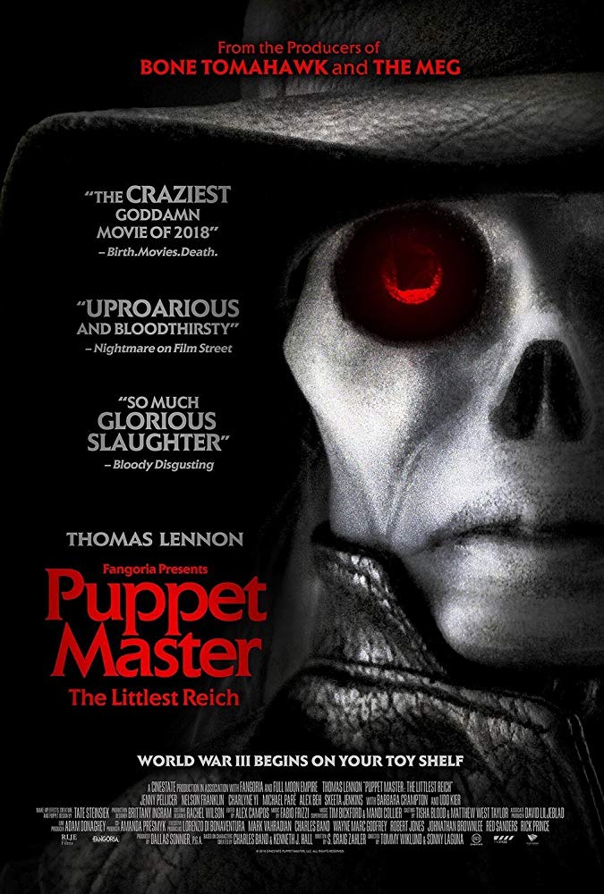 Puppet Master: The Littlest Reich Poster. The movie being reviewed on this week's Horror Movie Talk, A Horror Movie Podcast