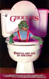 Ghoulies VHS cover scarred Bryce of the Horror Movie Talk podcast