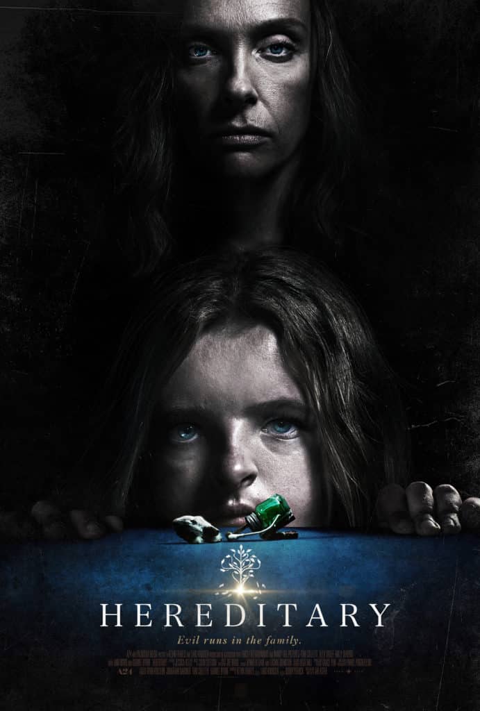 The movie poster for the 2018 film, Hereditary