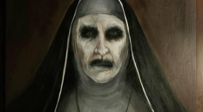 An oil painting of the Nun