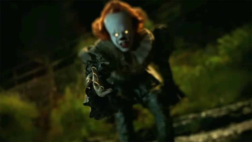 Pennywise the clown offering a helping hand