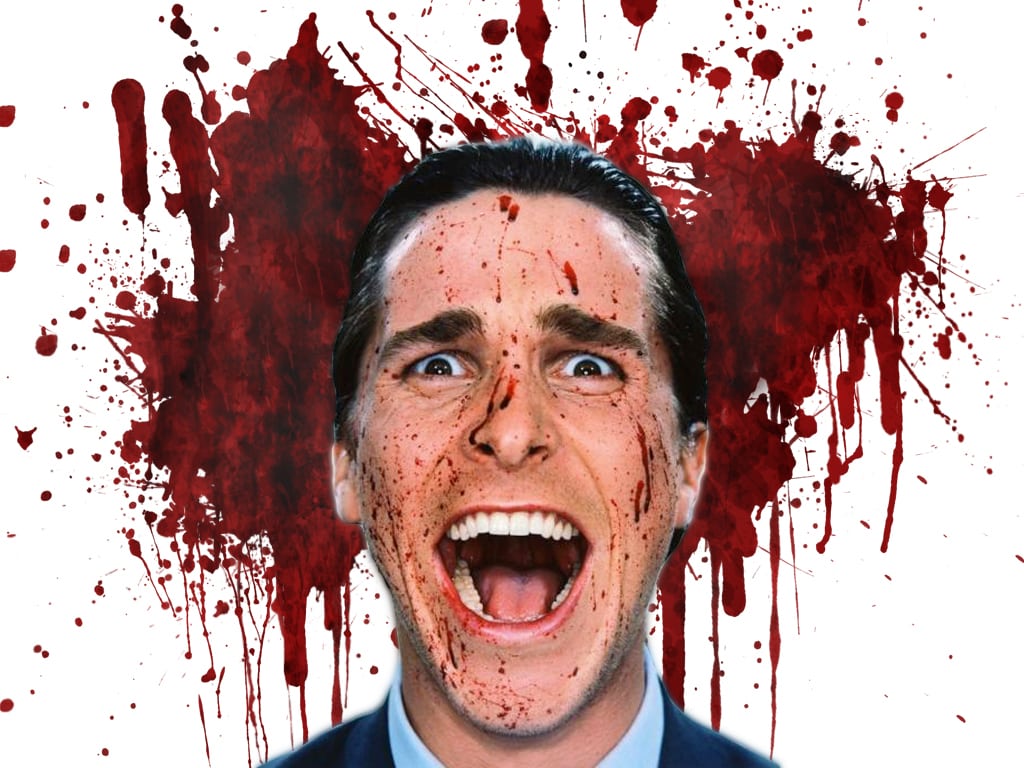 American Psycho blood splatter