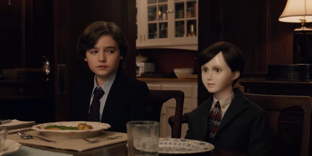 Jude and Brahms in The Boy