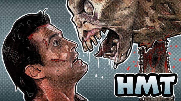 Evil Dead 2 Horror Movie Talk Illustration