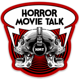 Horror Movie Talk Logo Die Cut Sticker