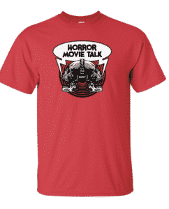 Horror Movie Talk Red Logo Tee