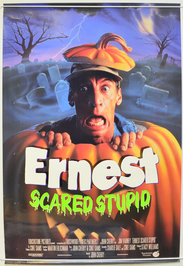 ernest scared stupid movie poster