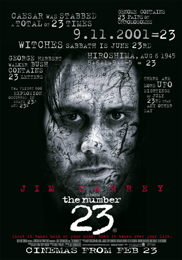 The Number 23 movie poster