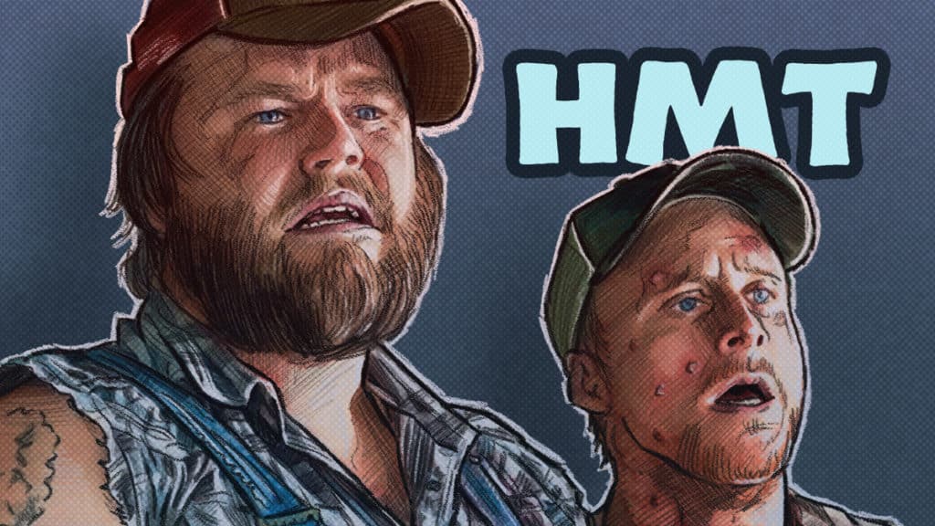 Tucker and Dale vs Evil Illustration by Horror Movie Talk Podcast