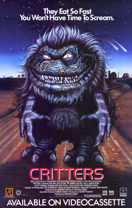 Critters movie poster