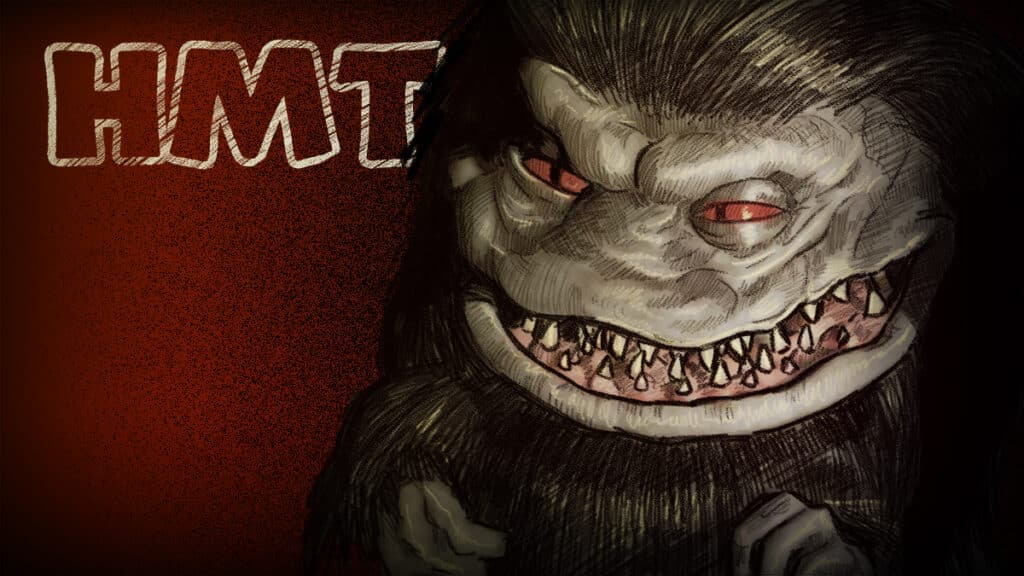 Critters illustration by horror movie talk podcast