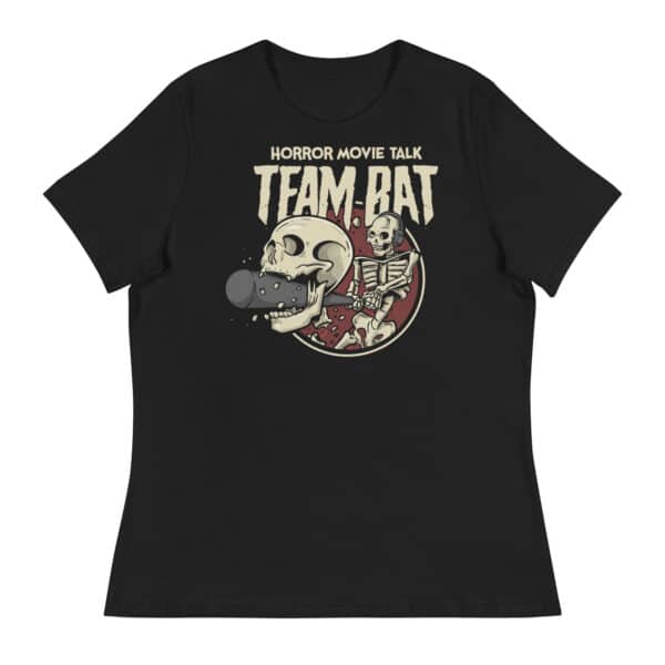 TEAM BAT - Women's Relaxed T-Shirt - Black