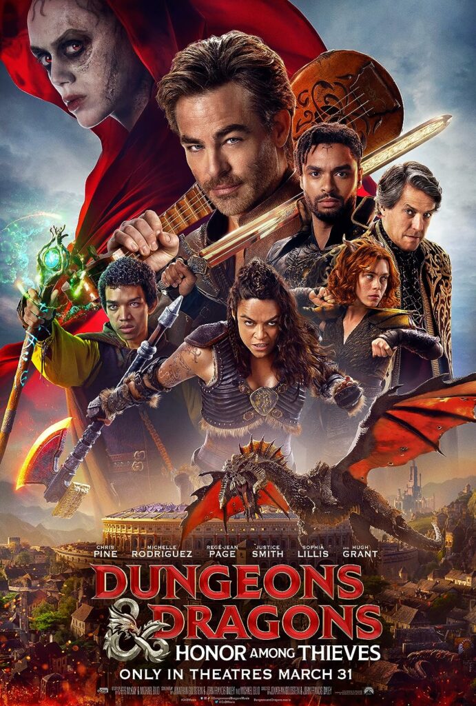 Dungeons and Dragons Honor Among Thieves movie poster