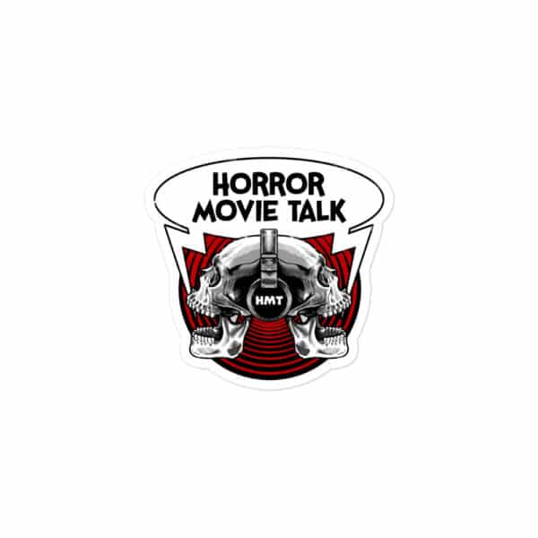 Horror Movie Talk Logo Stickers