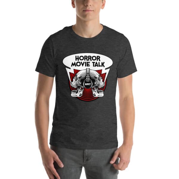 Horror Movie Talk logo t-shirt - Unisex - Image 3