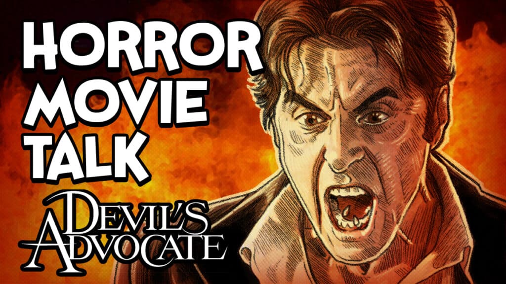 The Devil's Advocate Review featured image - Horror Movie Talk podcast
